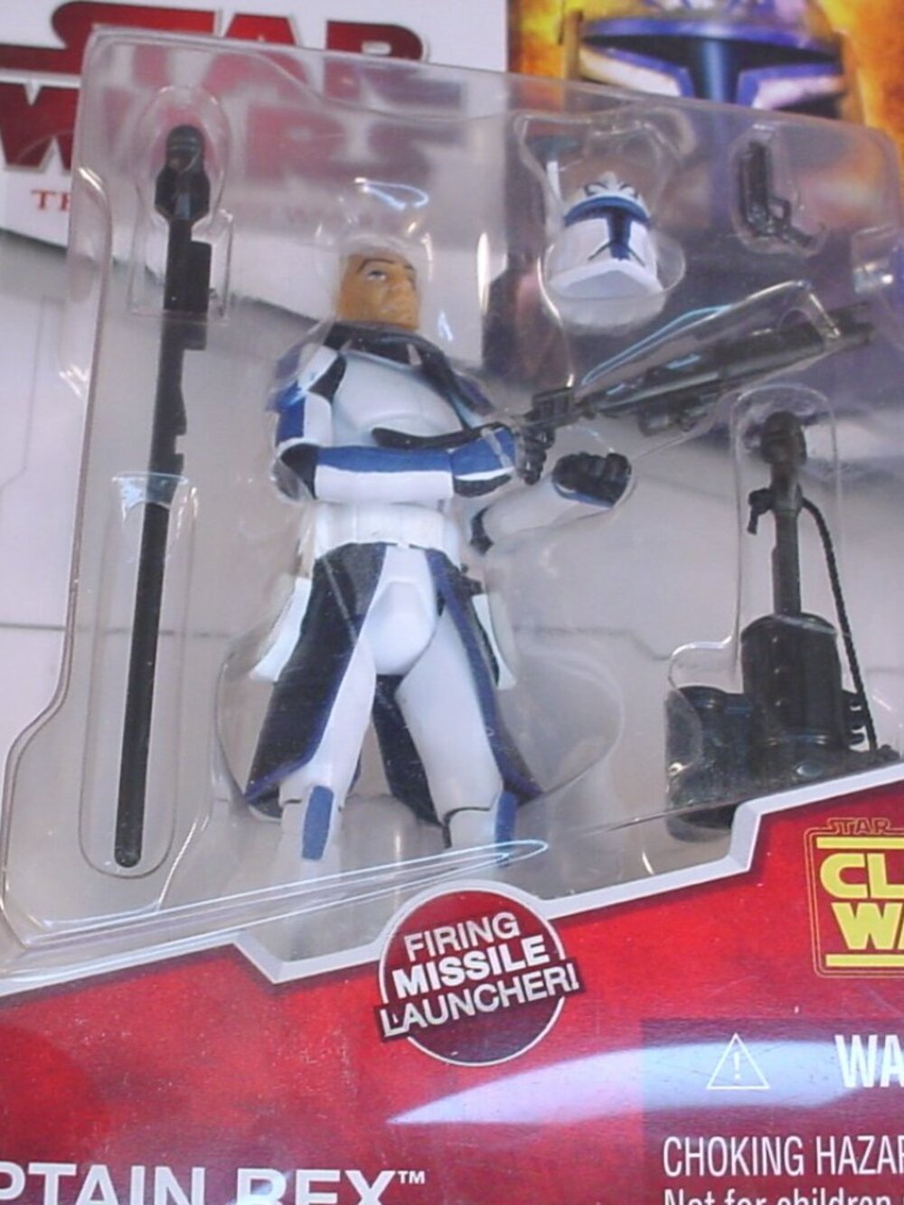 Star Wars The Clone Wars Captain Rex Action Figure, The Original Sealed Package - Picture 2 of 7